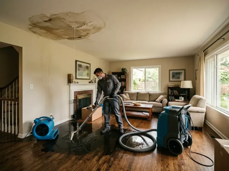 attic-pipe-burst-ceiling-drip-008 — frequently asked questions, Water Damage Restoration & Carpet Care in Fitzgerald, GA